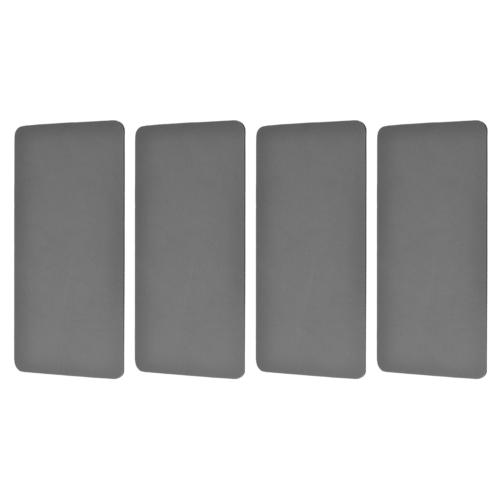 uxcell 4pcs Refrigerator Drip Catcher, Quick Dry Water Drip Pads, Protects Water Dispenser Pan from Spills, Dark Grey