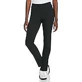 PGA Tour Women's Stretch Golf Pants with Pull-on Waist, 31" & 32" Inseams, Tummy Control, Moisture-Wicking, Sun Protection