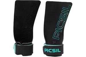 PICSIL | Falcon Grips | Grip All Surfaces and Bar Types | Use with Magnesium | Carbon Fibre Material | for Crosstrainig, WOD, Gym & Calisthenics |