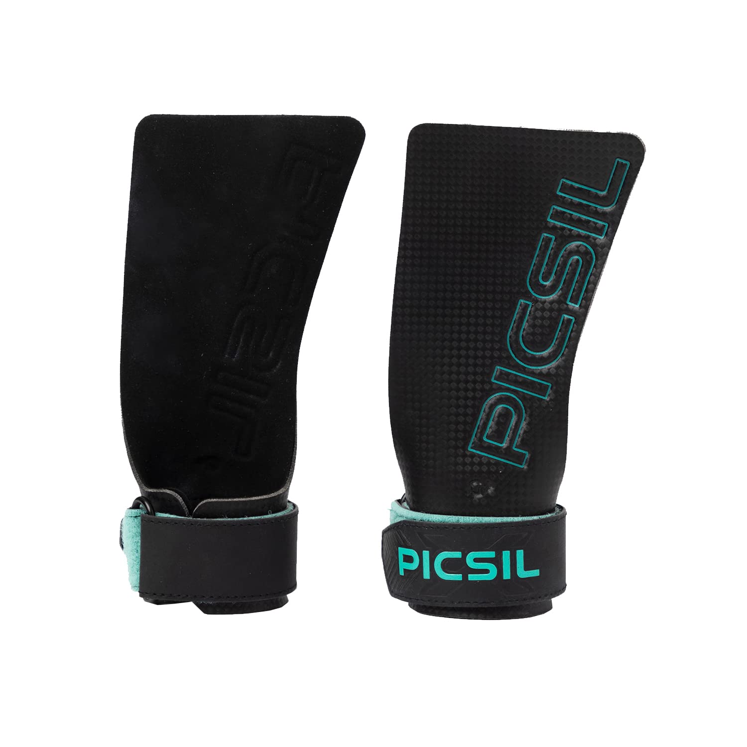 Photo 1 of PICSIL Falcon Grips, Tough & Resistant Workout Grips, Hand Grips for Weightlifting & Gymnastics, Made of Soft, Breathable Carbon Fabric, Blocks Rips, Calluses, & Blisters, Unisex, No Holes, G(S/M)