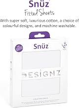 Snuz 2 Pack Fitted Sheets for SnuzPod 2-5 Universal 44x80cm Jersey Cotton view 2