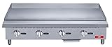 Commercial Countertop Griddle, ETL 48" Flat Top