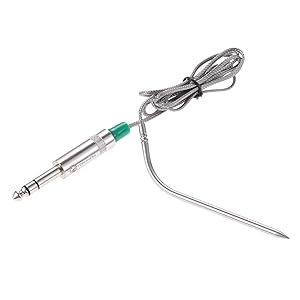 Replacement for GMG Pellet Grills High-Temperature Meat Temperature Probe Sensor, Compatible with Green Mountain Grill, Jim Bowie, Daniel Boone Choice Davy Crockett Grills