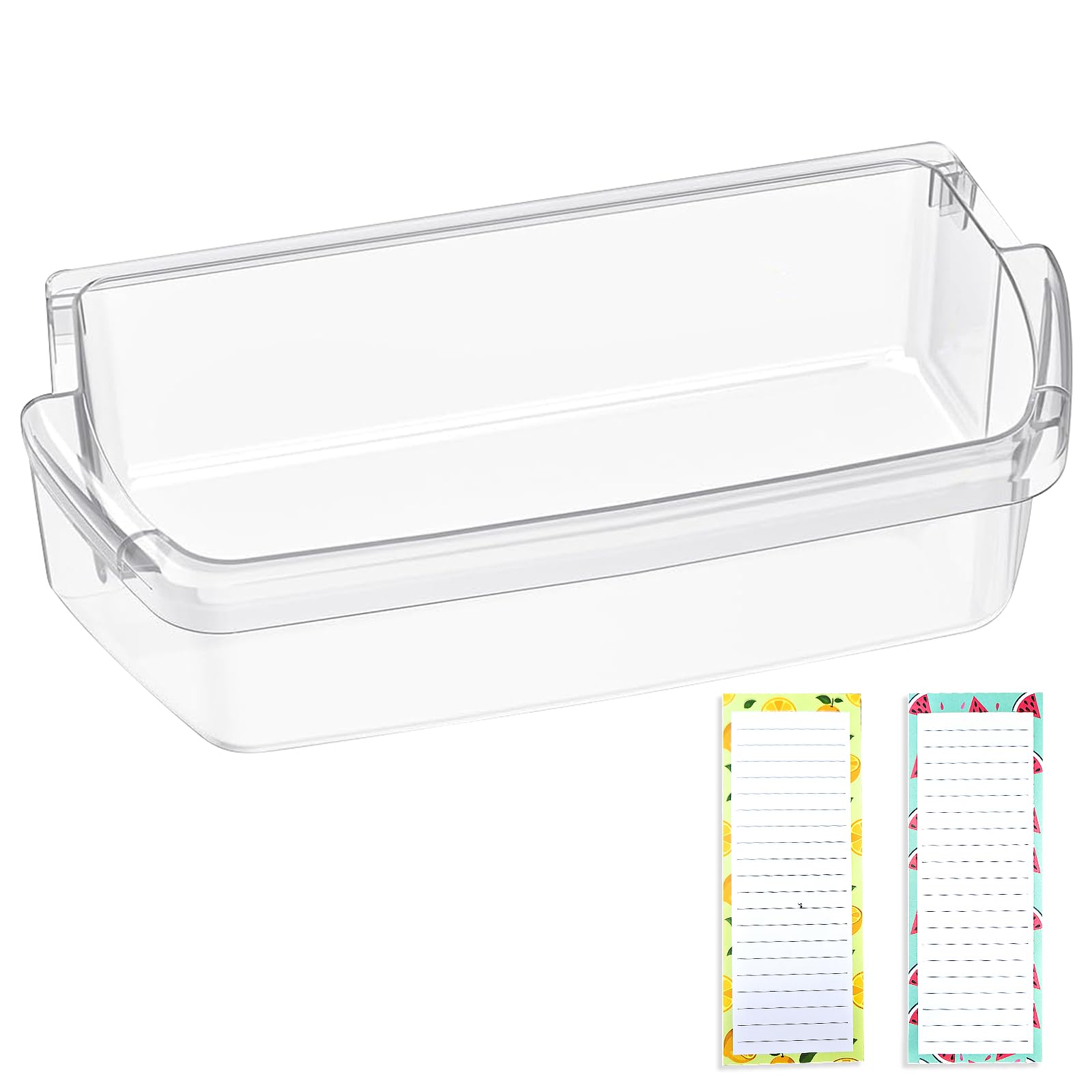 Photo 1 of Upgraded W10803530 Refrigerator Door Shelf Bin Compatible with Whirlpool Maytag Refrigerator Parts,W10582649 Whirlpool Fridge Door Shelf Replacement AP5982593 WRT311FZDW00 WRT311FZDW01 Door Shelves
