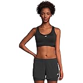 New Balance Women's NB Essential Run Bra, Black, M (A-C)