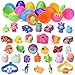 48 Pieces Easter Eggs Filled Mini Toys for Kids Easter Basket Stuffers,Easter Egg Fillers, Stocking Stuffers, Pinata Toys