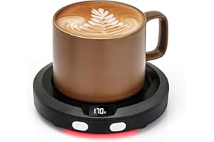 VOBAGA Coffee Mug Warmer with 2-12H Auto Shut Off & 3 Temperature Setting for Desk Candle Warmer Plate Coffee Accessories Gift（No Mug）