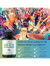 Ultimate BHB Keto Quemador de grasa con sales exógenas patentadas BHB Formulado para reprimir...