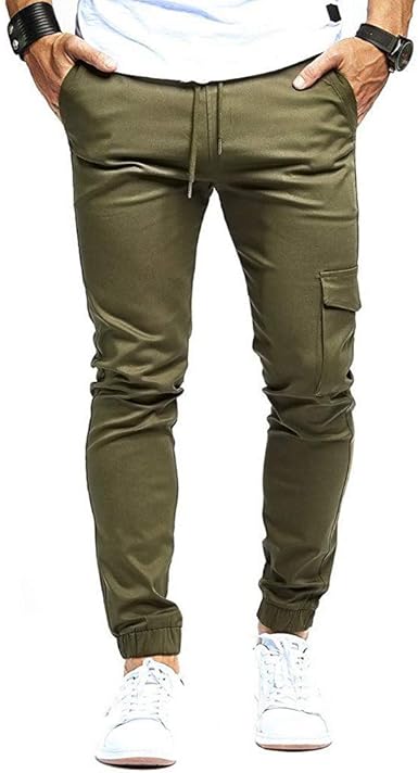 Pantalones para Hombre, Pantalones Casuales Moda Trabajo ...