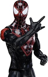 Spider-Man Miles Morales Titan Series 30 cm Action Figure Hasbro Black/Red 12 in view 5