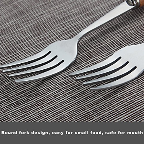 image for Fork Spoon Knife Chopsticks Set, Rerii Portable Flatware Set, Lunchbox