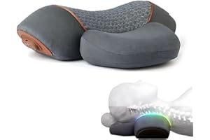 3-in-1 Callixe Thera Pillow Massage Neck Hump Comfort Support for Neck Shoulder Upper Back, Memory Foam Pillows Portable Rela