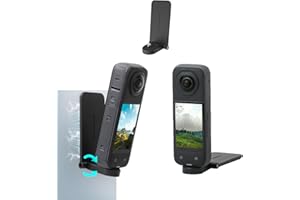 WOENJO Insta360 X4 Magnetic Mount Stand Compatible for Insta360 Camera, Magnet Steering Holder Bracket with 1/4 Screw for 360 Action Camera, Stand Base for Insta360 X4/X3/X/GO 3/GO 2/DJI Pocket 3