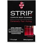 Wellgenix Strip Herbal Cleanse Detox Liquid - Whole Body Cleanser - Extra Strength Detoxifying Drink - Quick Flush Cleanse - 1 Oz Fruit Punch
