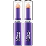Almay Age Essentials Concealer, 100 Light (Pack of 2), Conceals Age Spots and Under-Eye Circles For Anti-Aging Effects, SPF 20, 0.13 oz.