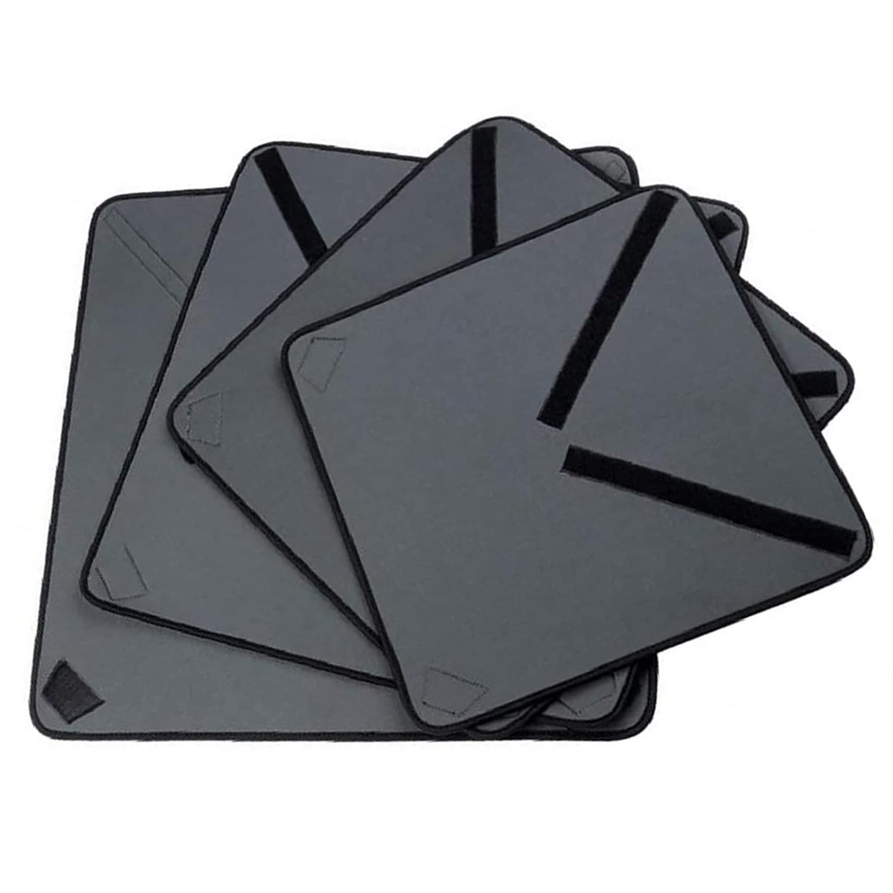 Selens 4 Pack Camera Lens Cloth Neoprene Protective Wrap 35/40/50/55cm Kit Foldable Wrapping Cover for DSLR Camera Lens Protector Flash Photo Studio Outdoor Photography