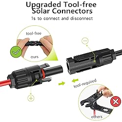 JXMXRPV Solar Connectors for 2-3-4-6-8 Solar