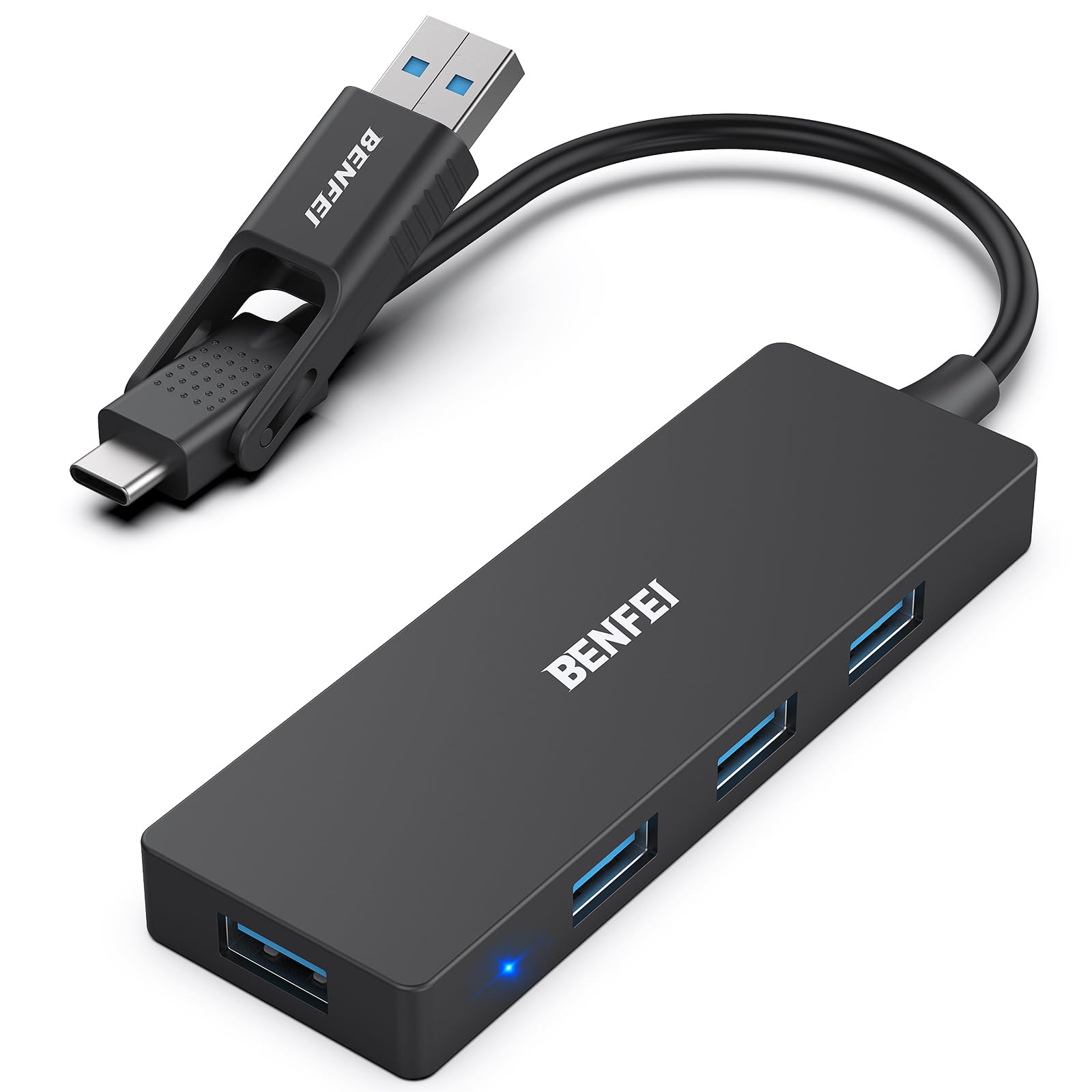 BENFEI USB-A/USB-C 2-in-1 USB3.0 4ポートハブの商品画像