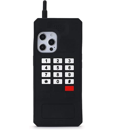 Amazon.com: Tqswdmb Cute Retro Classic Cellular Phone Shaped Case