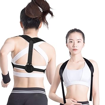 Back Posture Corrector for Men & Women, Breathable Comfortable Upper Back Brace Trainer- Stay