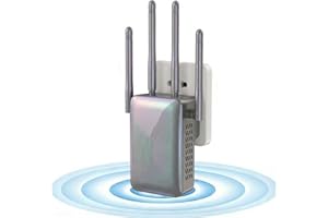 1200Mbps WiFi Extender,WiFi Repeater,WiFi Booster Dual Band 5GHz&2.4GHz for Home,WiFi Extender Signal Booster Covers Up to 12