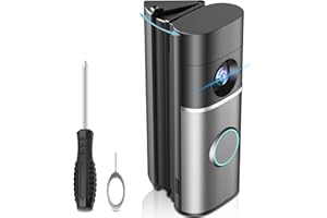 Pyfhy R/ing Doorbell Angle Mount Adjustable 35 to 55 Degree Compatible with Wired Doorbell Pro/Plus, Camera Door Mount Wedge 