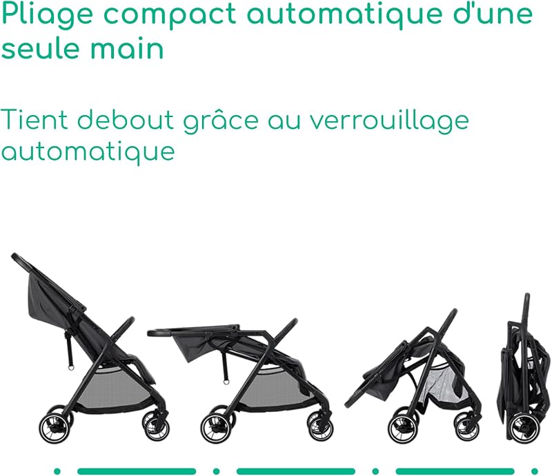Azur, Poussette Canne, 0–3 Ans (15 kg), Mineral Graphite