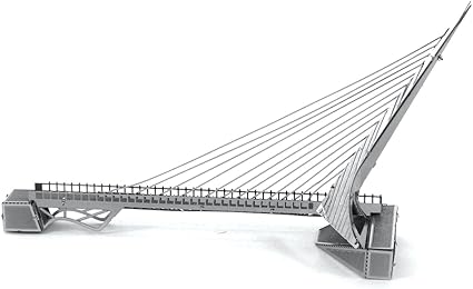 Metal Works Sundial Bridge 3D Laser Cut Model