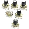 Nxtop 6mm knurled Shaft 12Pin 1 Pole 11-Position Selectable Band Rotary Switch 6 Pcs
