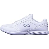 Nfinity Fearless Premium White Cheer Shoes Women, Breathable Sneakers Women | Memory Foam Insole for Superior Comfort, Flexible, Durable Athletic Shoes for Training, Walking &amp; Cheerleading Performance
