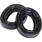 3M PELTOR Camelback Gel Sealing Rings HY80, Comfort Replacement Earmuff Cushions, Easy to Replace, Black