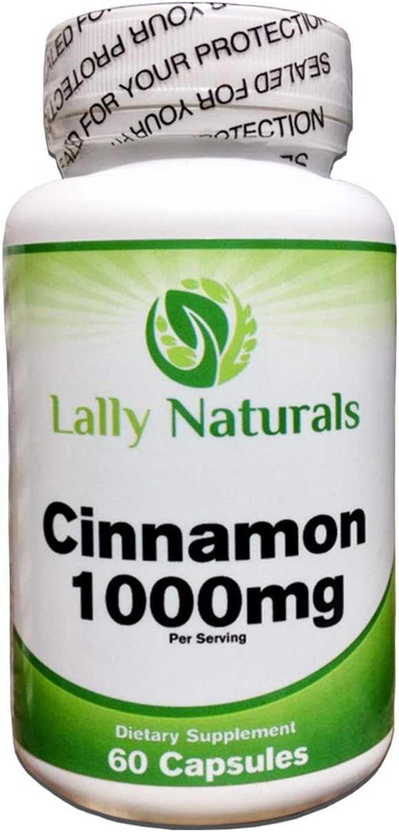 Pure Organic Ceylon Cinnamon Capsules - Non-GMO Supports Healthy Blood Sugar - Weight Loss - Joint Mobility - True Cinnamon - 90 Veggie Capsules - 1000 mg per Serving