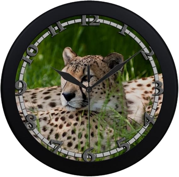 cheetah 2 USWCANM363 New Wall Clock Decorative Decor Home