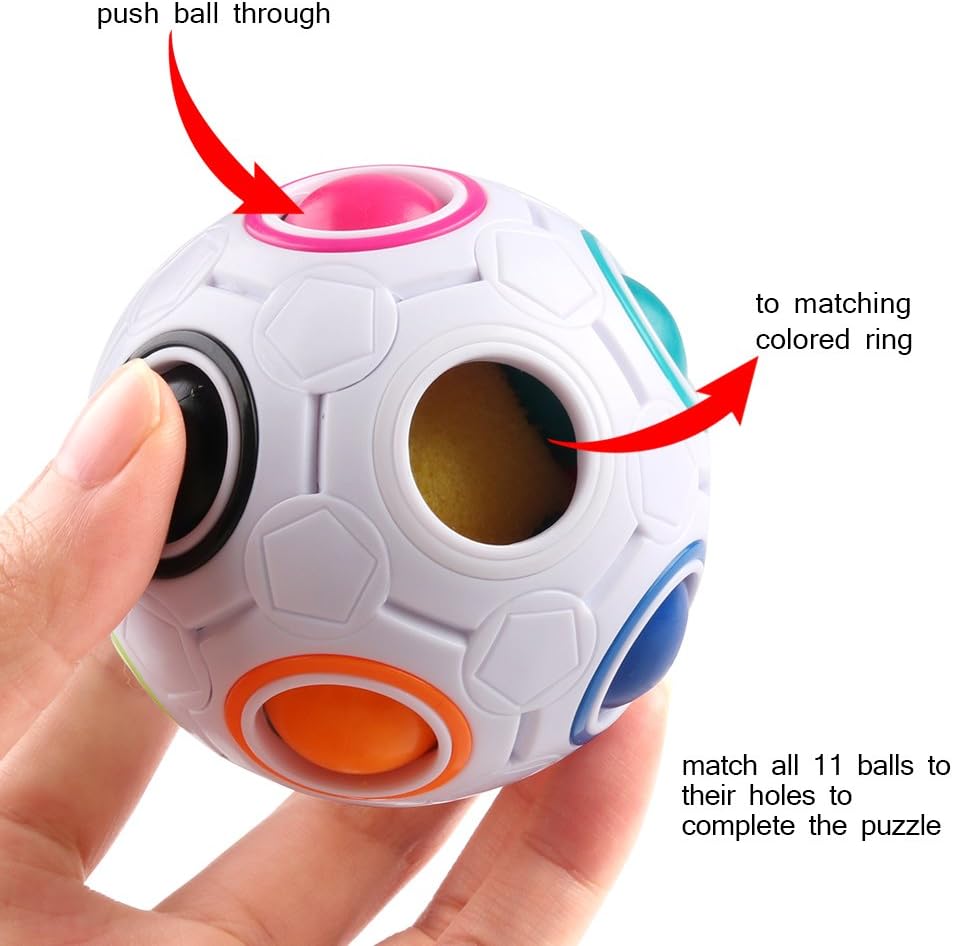  D-FantiX-Rainbow-Puzzle-Ball-Cube/