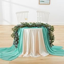 MaiMaiSuan 60" Wide Mint Green Chiffon Fabric by