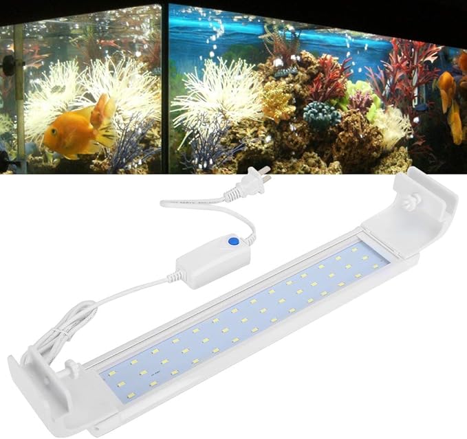 Cikonielf Luz de Acuario LED Lámpara de iluminación de Acuario Luces de