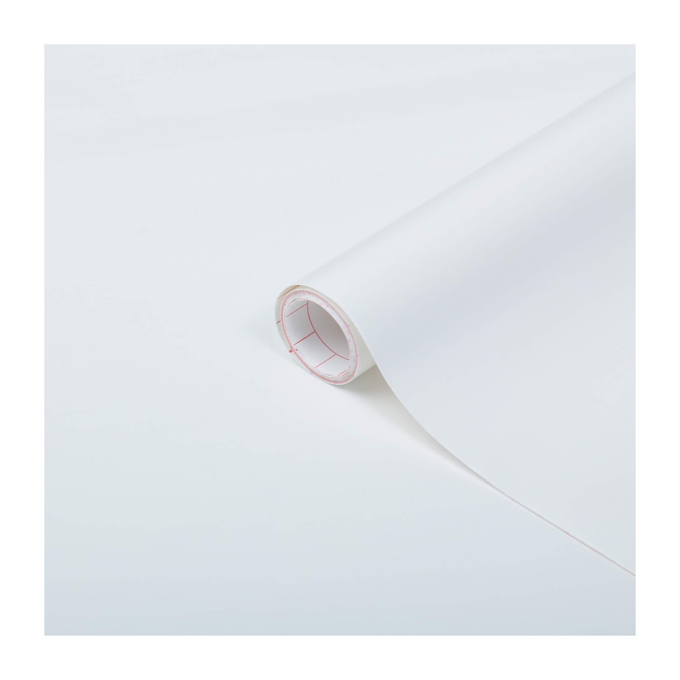 d-c-fix vinyl wrap White gloss plain 90 cm x 2,1 m - sticky back plastic roll for furniture, kitchen & cupboards - contact paper sticker self adhesive film