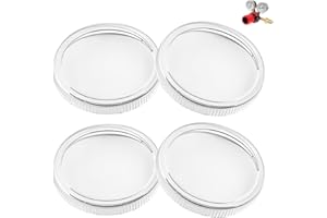 ANTRYS 2-1/2" Clear Replacement Regulator Gauge Lens/Cover– Durable 1/4 Turn Twist Lock Design, Pressure Gauge Protective Cover for Easy-to-Read Measurements, Restores Gauge Appearance & Functionality-4 Pack