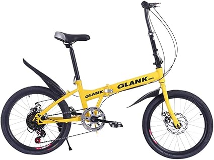 yellow 20 inch bike