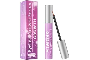 IPRILRY Eyelash Growth Serum with Natural Formula Lash Serum for Eyelash Growth for Longer,Fuller Looking Lashes Gentle for Eyelash 0.17 Fl Oz