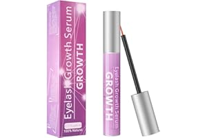 IPRILRY Eyelash Growth Serum with Natural Formula Lash Serum for Eyelash Growth for Longer,Fuller Looking Lashes Gentle for Eyelash 0.17 Fl Oz