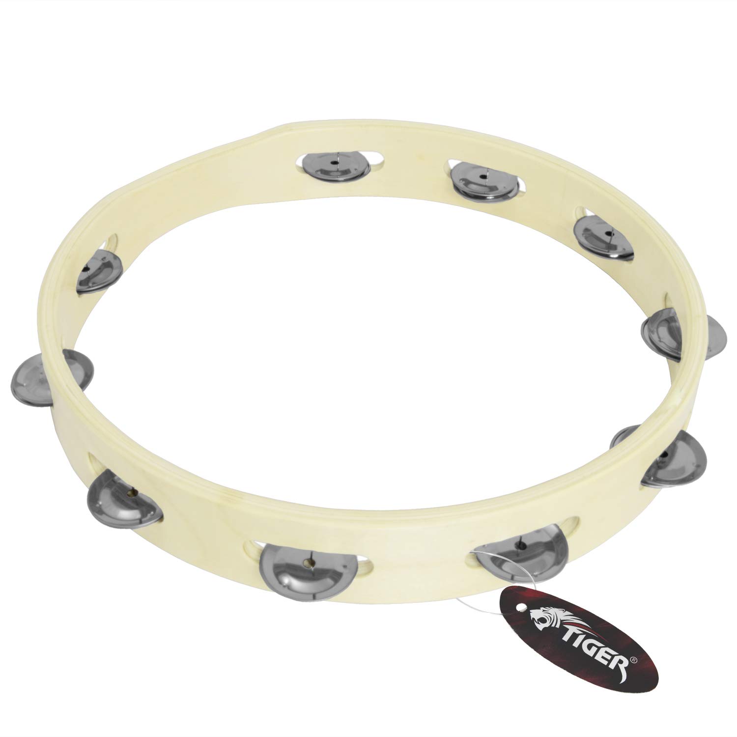 TIGER TAM77-12 12" Headless Wood Tambourine