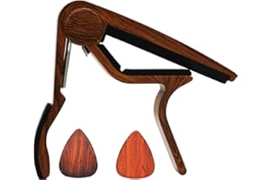 MOREYES Classical Guitar Capo Specially for Classical Guitar Nylon String with Guitar Pick (Classical)