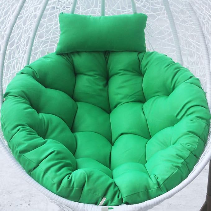 GJBHD Silla Colgante Nido De Huevo En Forma Cojín, Redonda Espesar