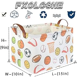 FXOCSHE Rectangular Ball basket,Kids Storage