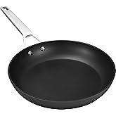 MsMk Nonstick Frying Pan, 12 1/2 Inch Titanium and Ceramic Nonstick Large Skillet Pan, Sturdy and Durable Skillet Nonstick, for Various Stove Type, Oven Safe to 700°F Pan for Cooking, Dishwasher Safe
