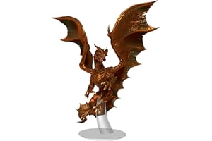 Dungeons & Dragons D&D Icons of The Realms: Adult Copper Dragon - Pre-Painted RPG Figure, Highly Detailed Miniature, Dungeons & Dragons