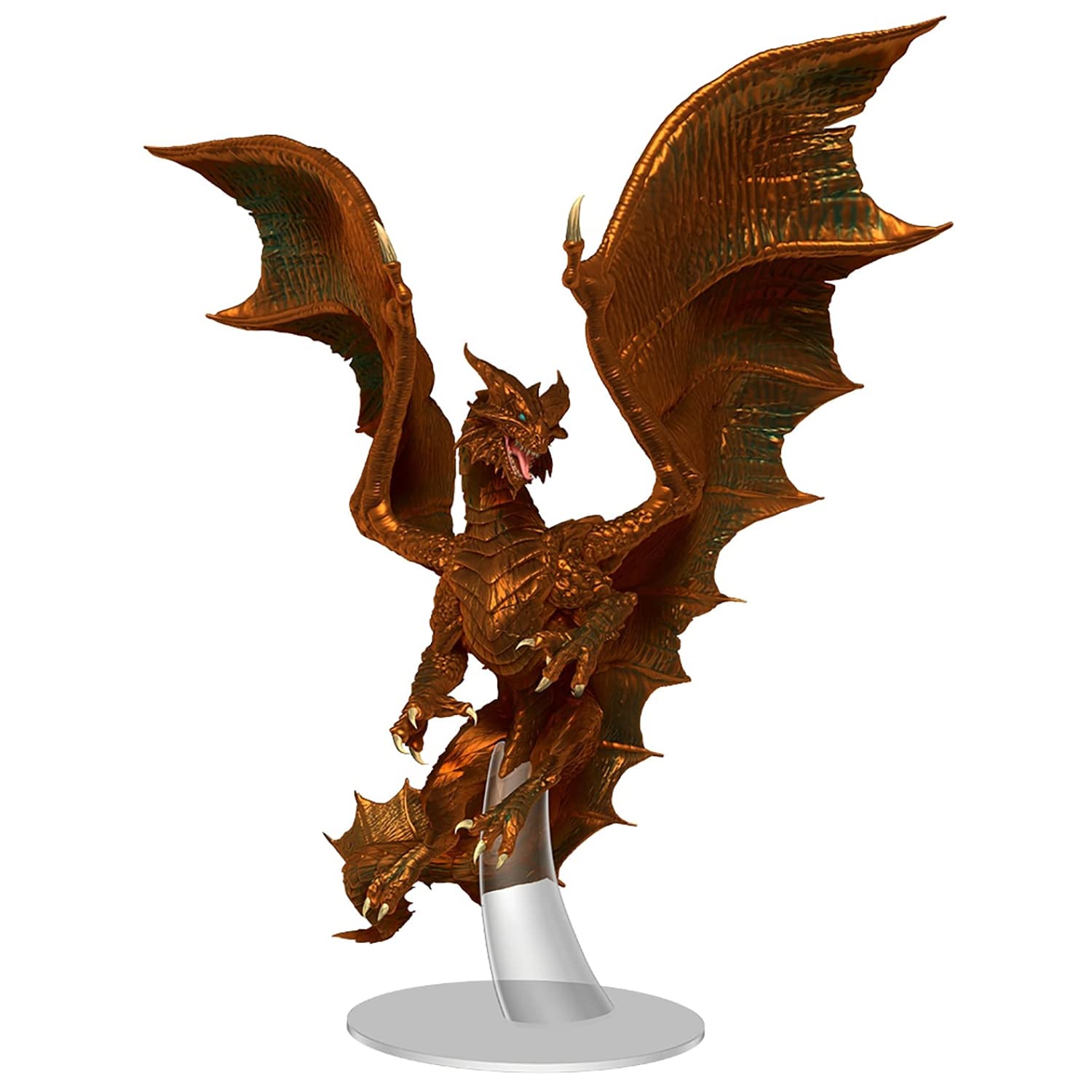 Dungeons & Dragons D&D Icons of The Realms: Adult Copper Dragon - Pre-Painted RPG Figure, Highly Detailed Miniature