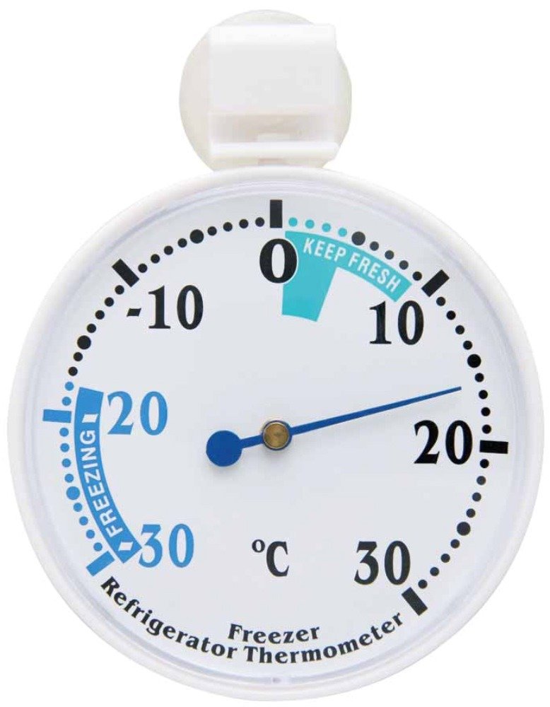 EMPEX(エンペックス) 冷凍・冷蔵庫用温度計 温度表示 ホワイト TM-5807商品画像