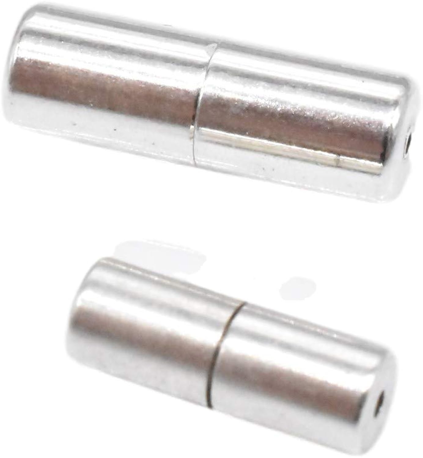 2 Sterling Silver Screw Clasps, 925 Silver Barrel Screw Clasp, 925